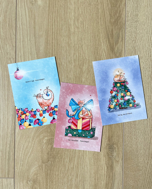 Kerstkaarten (12 stuks)