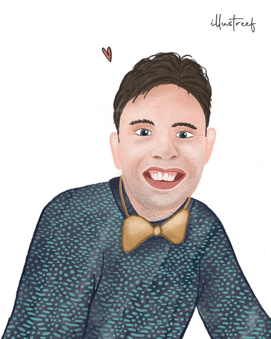 Portrettekening kleur - 1 persoon (digitaal)