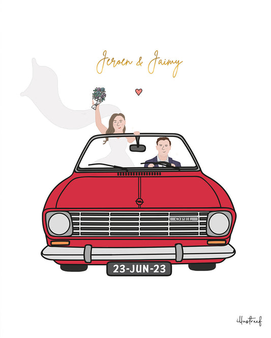 Trouwcadeau (ingelijst)