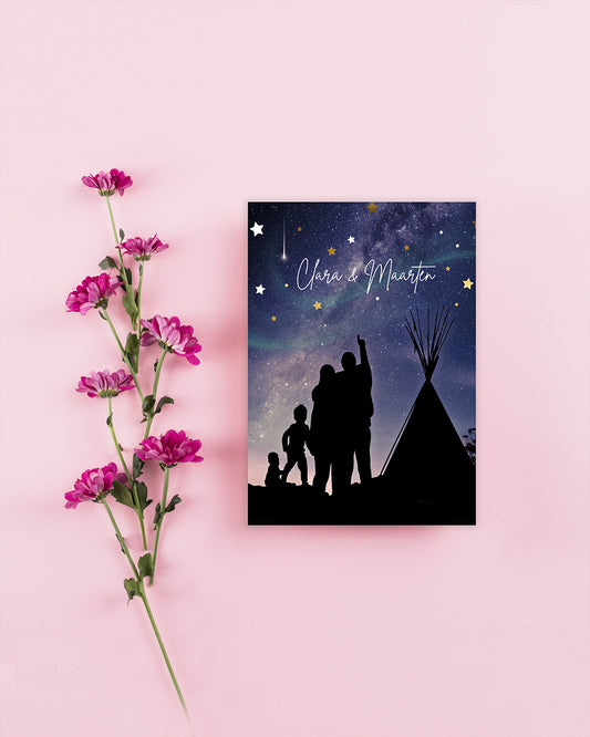 Trouwkaart (ongevouwen)