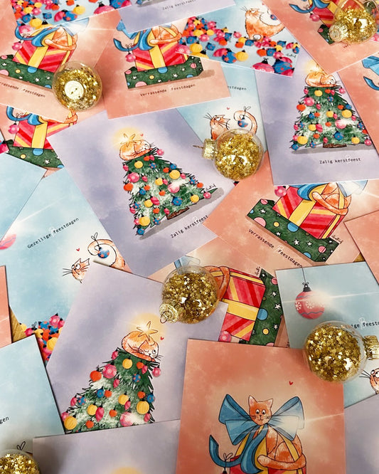 Kerstkaarten (12 stuks)
