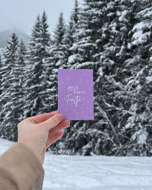 set 6 mini cadeaukaartjes